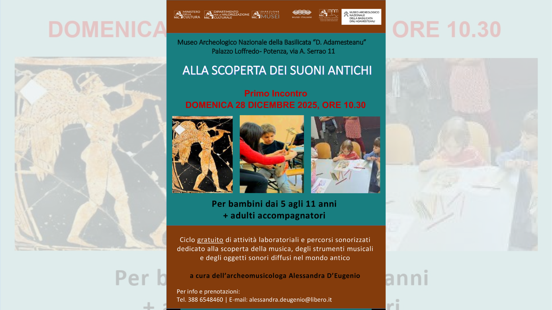 Alla scoperta dei suoni antichi - Primo incontro